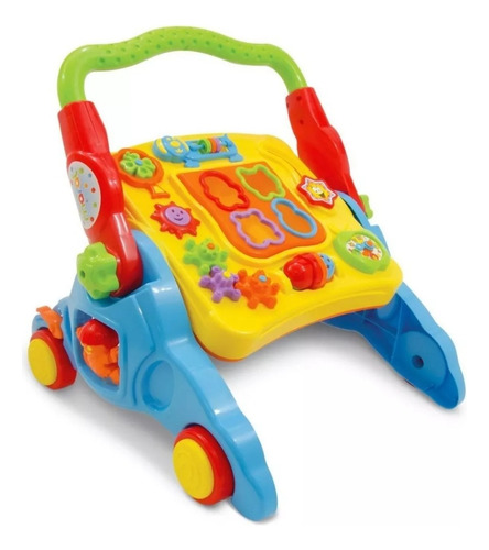 Andador 4 Em 1 Infantil Bebê Educativo Mesa Musical Maral