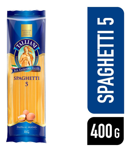 Spaghetti 5 Al Huevo Talliani 400 Grs