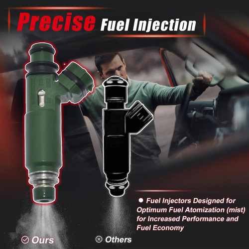Inyector De Combustible Para Toyota Land Cruiser 4.5l 4.7l