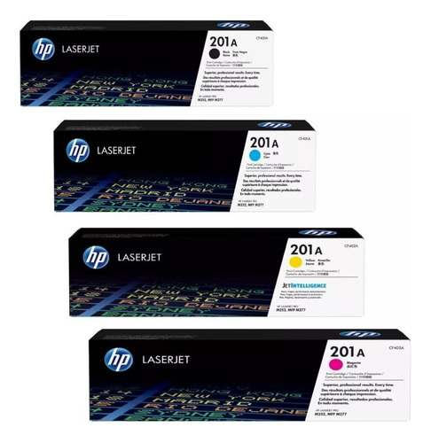 Pack 4 Toner Original Hp 201a Cf400,cf401a,cf402a Cf403a