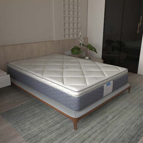 Colchón Individual Restonic Europa Mart Confort Care Con 2 Almohadas Memory Foam