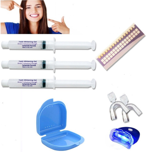 Gel Blanqueador Dientes Dental Americano 3 Pz Envio Gratis