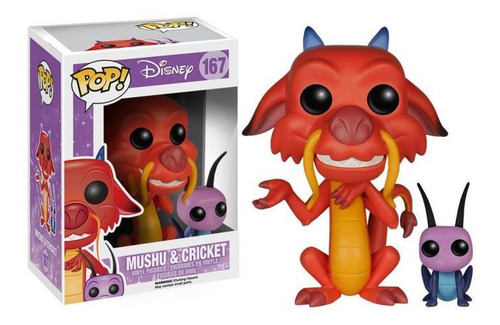 Funko Pop! Disney - Mushu & Cricket #167