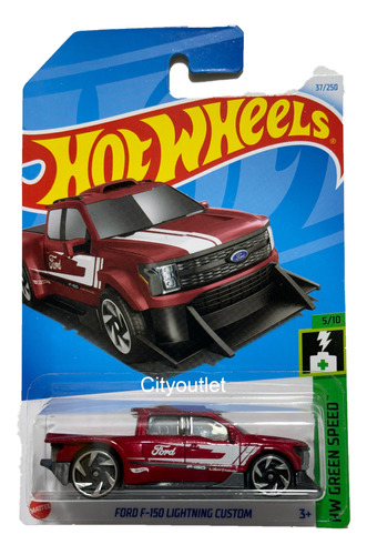 Hot Wheels 2024 Ford F-150 Lightning Custom 37/250 Green Sp