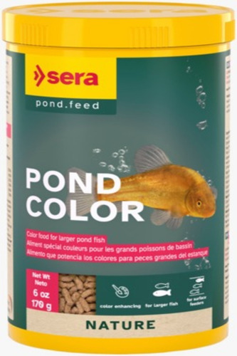 Ração Para Peixes De Lagos Sera Pond Color Nature 170g