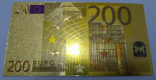 200 Euros Estampa Metálica Colecionadores.