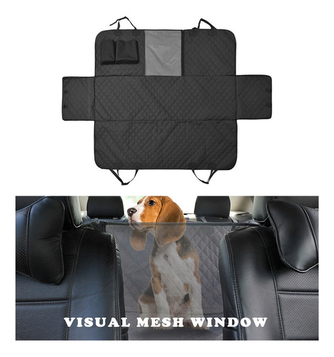 Funda Impermeable Para Asiento De Coche Para Perro, Negro