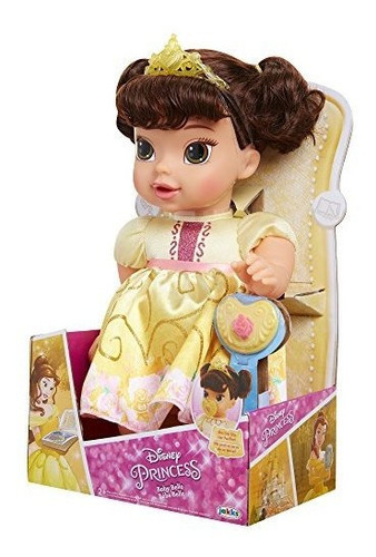 Imagen 5 de 5 de Disney Princess Deluxe Baby Belle Doll Con Chupete De Juguet