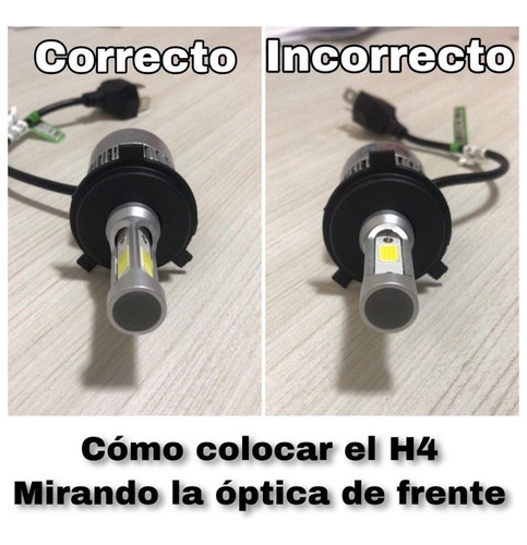 Imagen 8 de 9 de Kit Lámparas Led Cree S6 Plus 44000 Lm H4 H7 H1 H3 H11 A-vip
