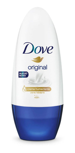 Imagen 2 de 5 de Dove Desodorante Antitranspirante Original Roll On 50ml Fragancia Original