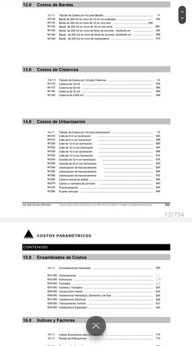 Costos Parametricos Imic 2023 (Usado)