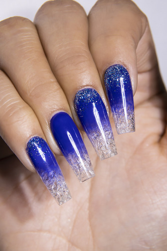 Nail Factory Xpress Gel Tips Caja 330 Pz Sistema Soft Gel Color Cristal Coffin
