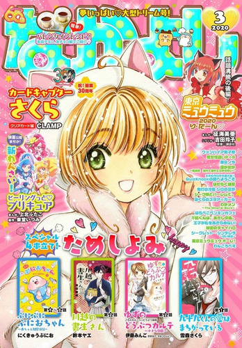 Mangá Nakayoshi 3, 2020 Sakura Card Captors + Brinde Japonês (Usado)