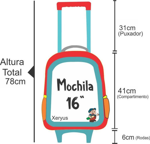 Imagem 6 de 10 de Mochila De Rodinha Homem Aranha Com Lancheira Xeryus 10670