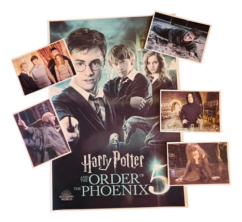 Poster - Harry Potter 5- 48x33 Cms + 5 Postcards 