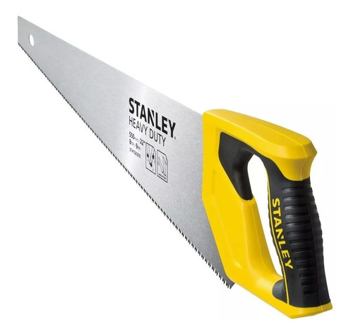 Imagen 3 de 8 de Serrucho 22´ (550mm) Trabajo Pesado Stanley Stht20376-la Eo