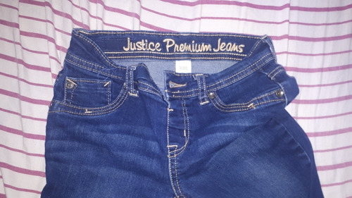 Blue Jeans Niñas Justice Original. Talla 10.usado 