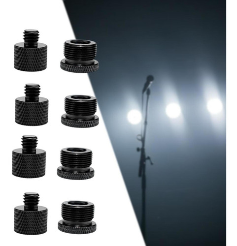 8x Adaptador De Soporte De Micrófono Juego De Adaptadores