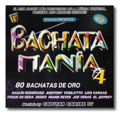 Bachata Manía Vol. 4 - 4 Cd