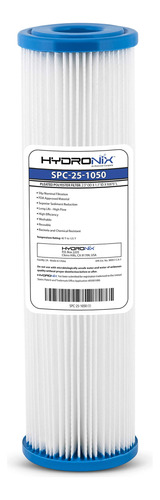 Hydronix Spc-25-1050 - Filtro De Agua De Sedimento Plisado D