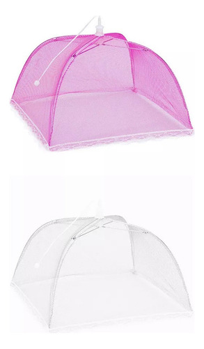 2 Grandes Capas De Comida Pop, Tenda, Dome, Net, Guarda-chuv