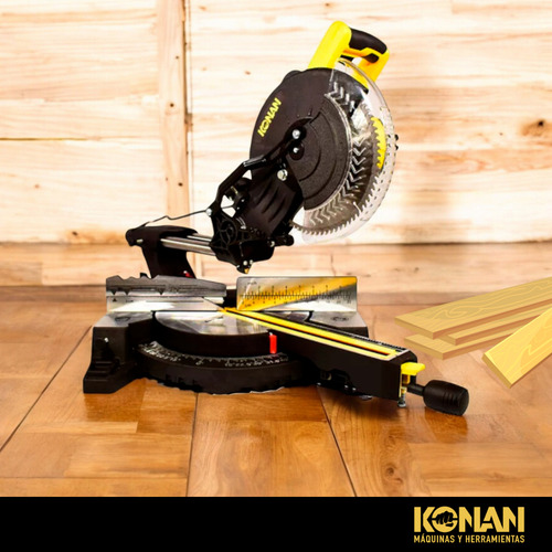 Sierra Ingletadora 255mm 1800w Telescópica Konan Taller