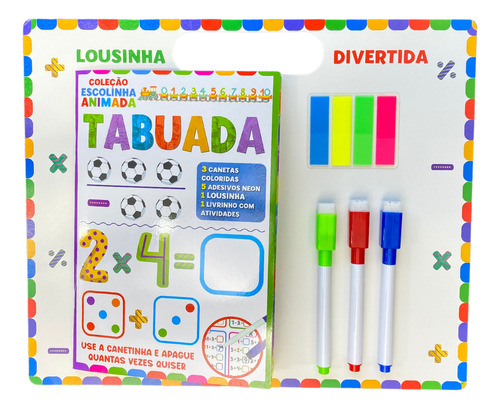 Coleção Escolinha Animada Tabuada