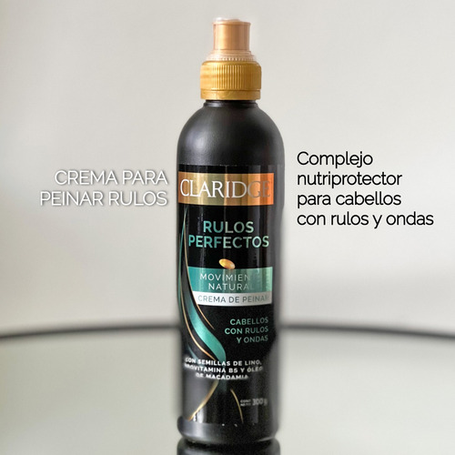 Crema De Peinar Claridge Con Aceite De Macadamia X 300ml