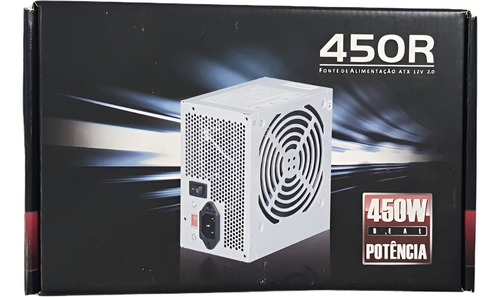 Fonte De Alimentação Para Pc C3tech Gpb-450s 450w - Sem Uso