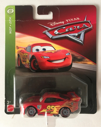 Rayo Mcqueen Pixar Wgp Gpm Disney Cars Racing Hot Wheels