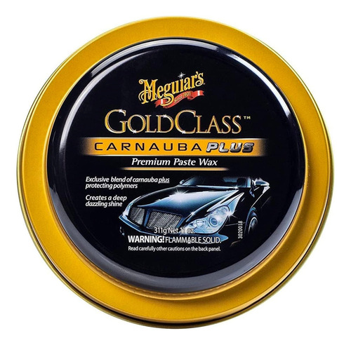 Cera En Pasta Gold Class Carnauba Plus Premium Para Auto