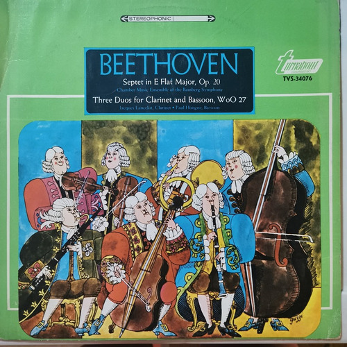 Disco Lp: Beethoven-3 Duos For Clarinet