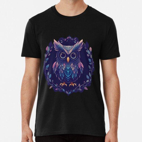 Remera Owl King Of Wisdom Algodon Premium