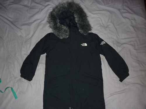 E Campera Niño Pluma The North Face Pufer Talle 5-6 Año Niev