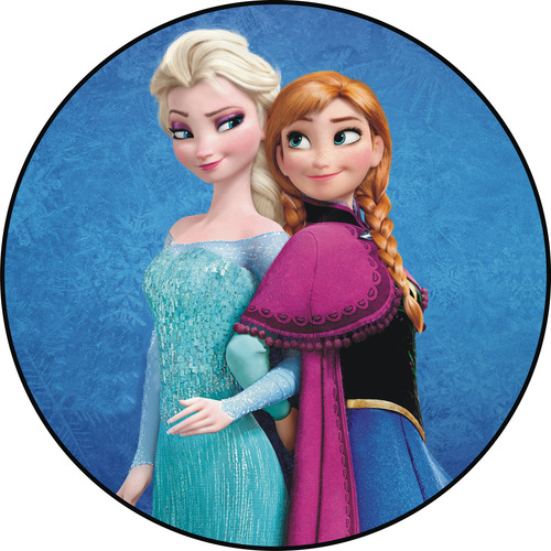 Banners Circulares Con Dobladillos En Los Bordes-princesas