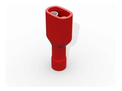Imagem 1 de 1 de Terminal Fêmea 6,3 T Isolado Vermelho 0,5 A 1,5mm (200 Pçs)