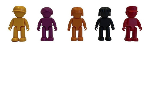 Personajes Magnéticos Braintoys Imanix Friends Cool 5 Pcs