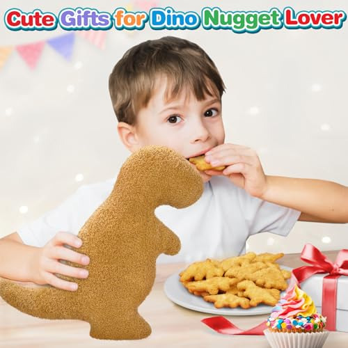 Almohada De Nuggets De Dinosaurio Para Regalos De Cumpleaños