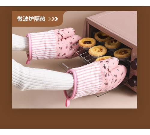 Guantes Cocina Con Aislamiento Térmico Y Anti-escaldaduras