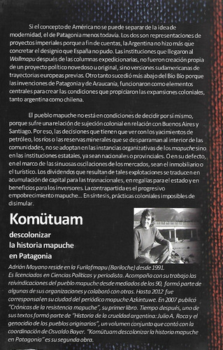 Komütuam, De Adrián Moyano. Editorial Alum Mapu En Español