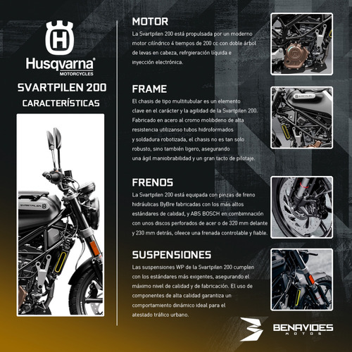 Imagen 2 de 8 de Husqvarna Svartpilen 200