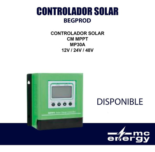 Controlador Solar Begprod 12v , 24v , 48v