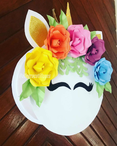 Piñata Unicornio Para Cumpleaños. Allegracotillones.