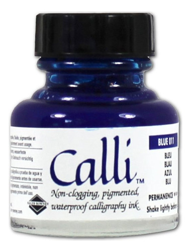 Calli Caligrafia Tinta 1 Oz Azul