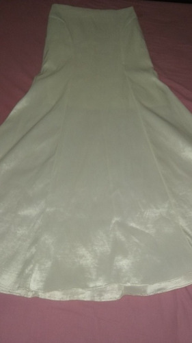 Vestido Novia Dos Piezas Talle M