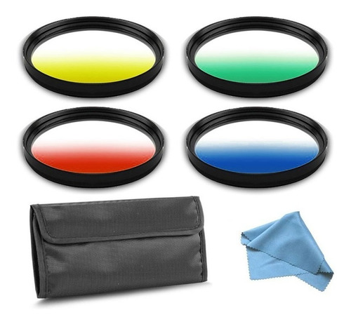 Kit Filtro Câmera Dslr Gradual Colour - Fotobestway 52mm