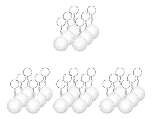 24 Llaveros Portátiles Para Fiestas De Voleibol Para Atletas