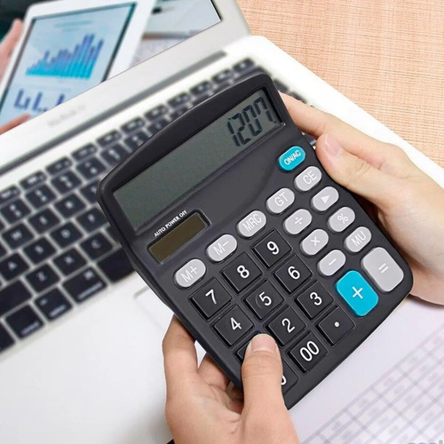 Calculadora Mesa, Escritório Gp6 837b 12 Dígitos