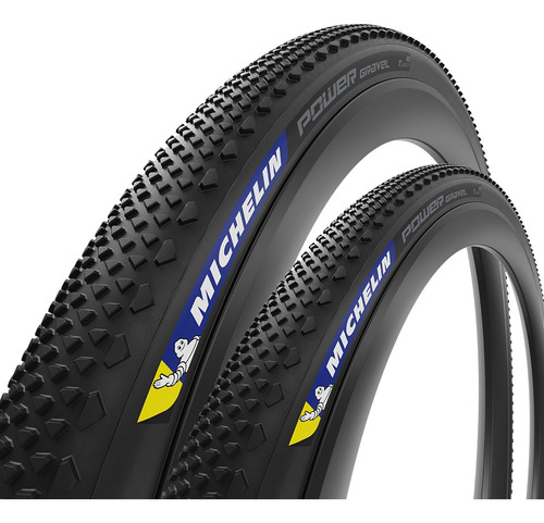 Combo Michelin Llanta Bici 700x35 Power Gr Blk Ts Tlr 424679