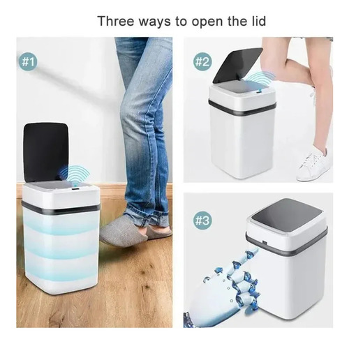 Cubo De Basura Inteligente Con Sensor Automático